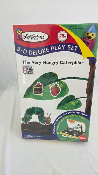 Colorform Other - NIB Colorform 3D Deluxe Play set with stickers. The Very Hungry Cateplillar.